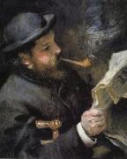 Pierre Renoir Chaude Monet Reading Germany oil painting artist